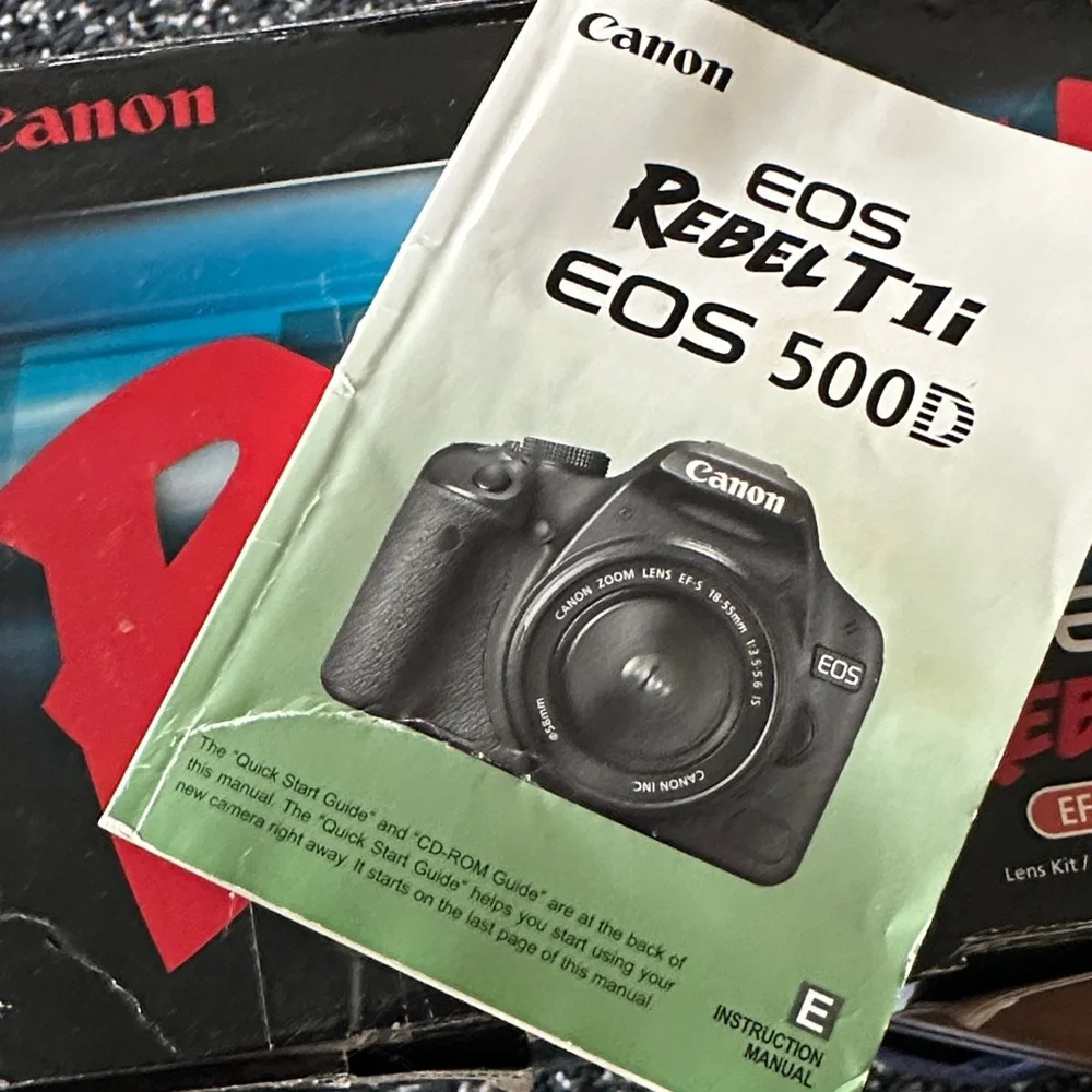 Canon Rebel T1i Black Digital Camera